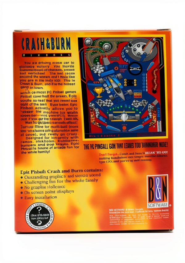 B&N Software Atlanta Crash & Burn Epic Pinball PC Game-1