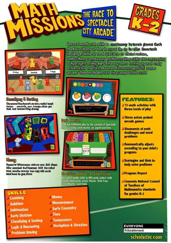 Scholastic Math Games for Kids 5-8 years-1